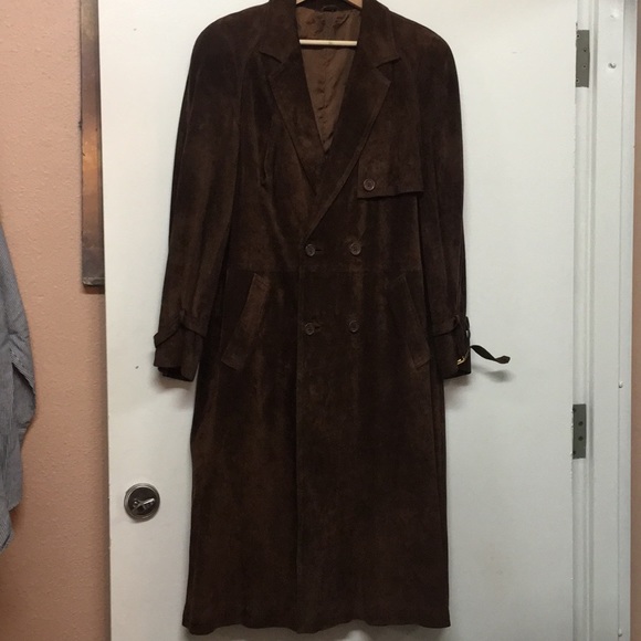 gucci suede coat